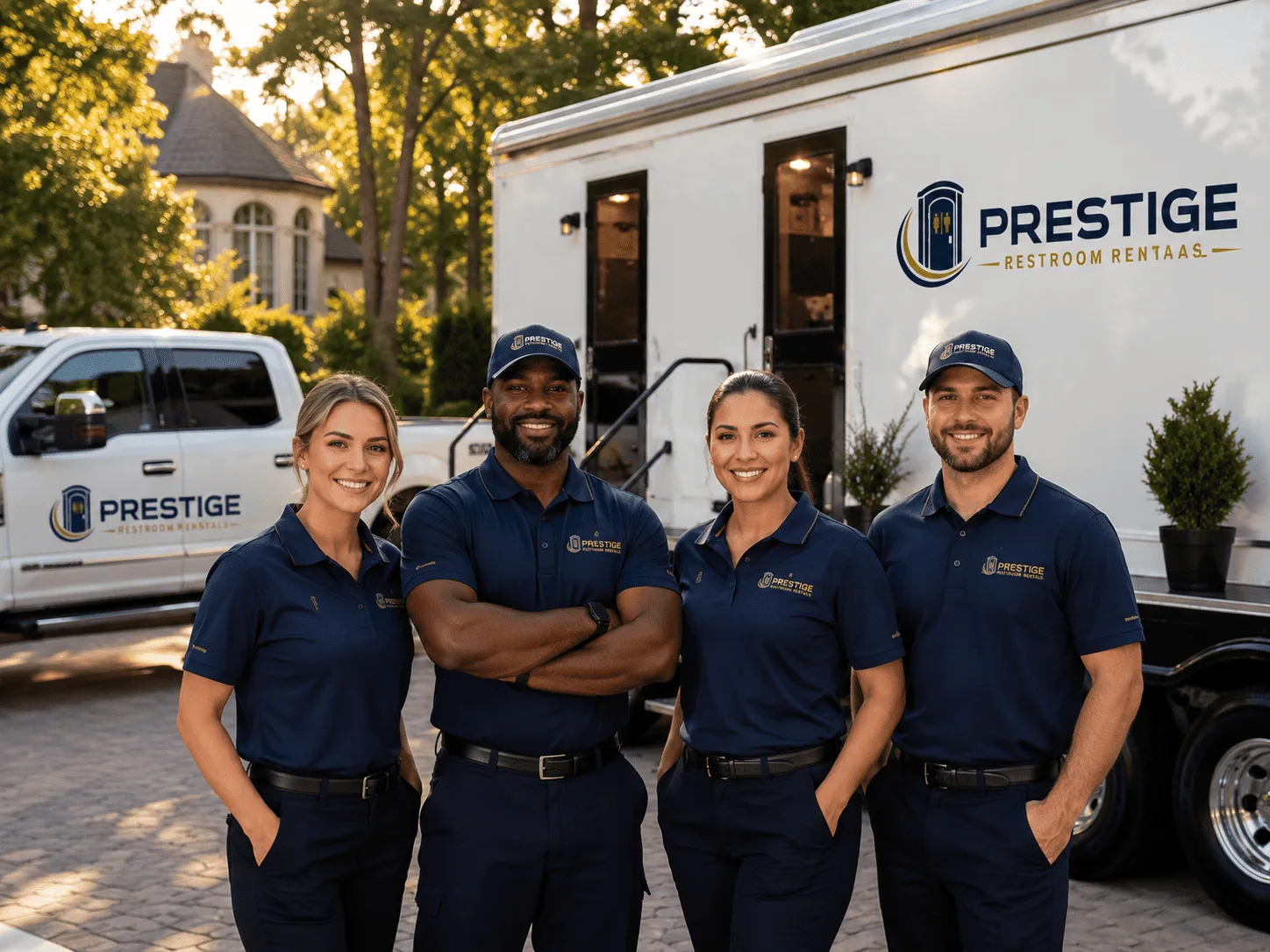 Trusted Luxury Portable Restrooms company in Peck, MI